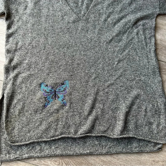 Aritzia Babaton Erin Wool Linen Blend Sweater With Buttery Embroidery - Picture 7 of 16